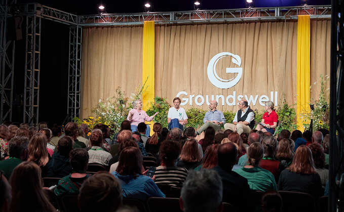 One of the panel sessions at Groundswell 2025