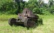 An old tank left over from WW2
