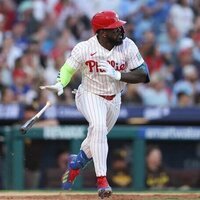 Phillies OF Adolis Garcia exits with pulled shoulder muscle vs. Jays