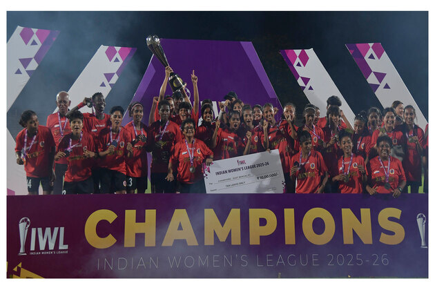 East Bengal lift IWL trophy for the second time