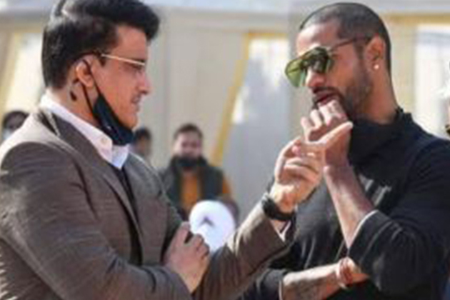 Here's how Shikhar Dhawan wished Sourav Ganguly on his birthday