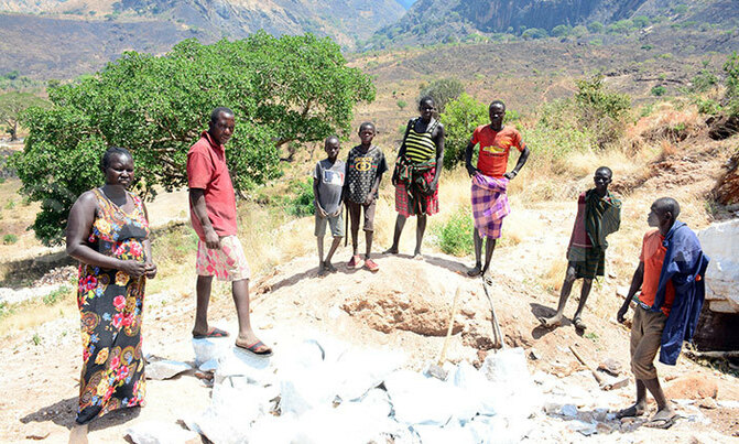 Moroto residents cash in on marble stones Moroto residents cash in on marble stones
