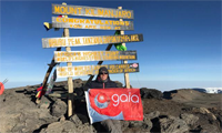 Gaia Underfloor Heating Sales Representative reaches new heights for charity