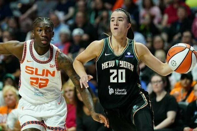 Sabrina Ionescu erupts for season-high 36 as Liberty down Sun