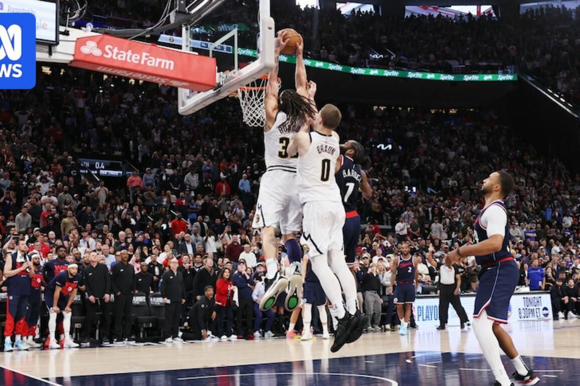 Aaron Gordon slam dunk helps Denver Nuggets beat LA Clippers 101-99 in NBA playoffs