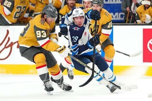 Golden Knights snag division edge with victory over Jets