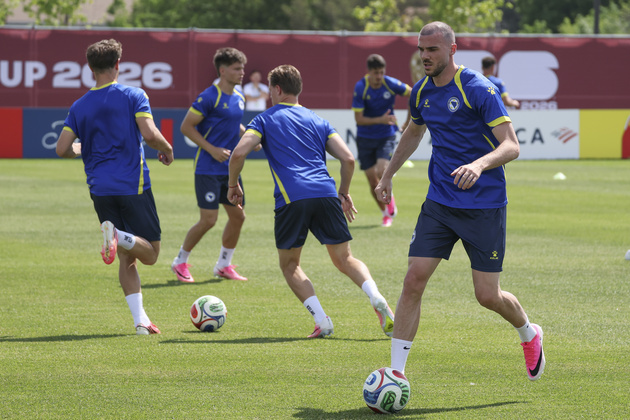 (SP)CANADA-TORONTO-FOOTBALL-FIFA WORLD CUP-TEAM BOSNIA AND HERZEGOVINA-TRAINING