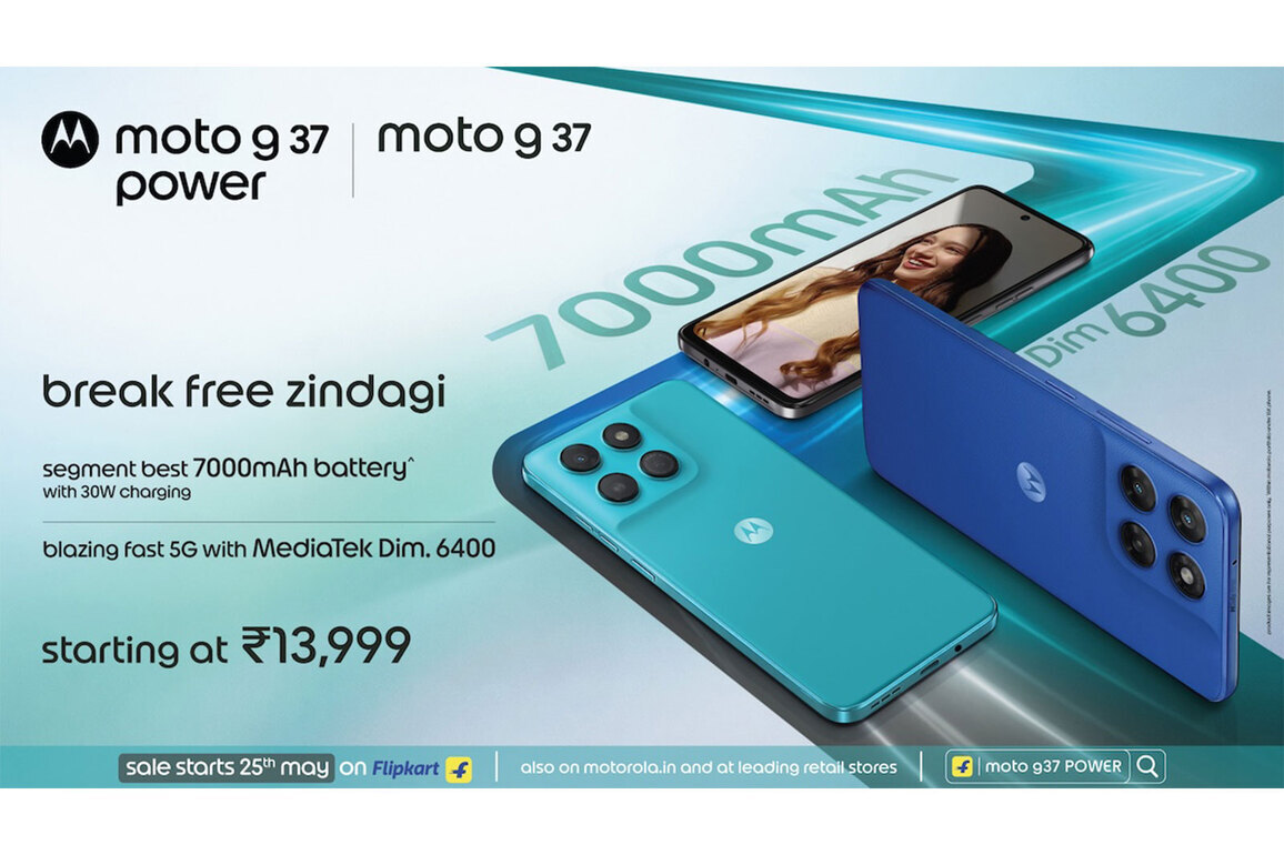 Motorola Launches moto g37 and Moto Buds 2 Starting at Rs. 13,999 and Rs. 2,999