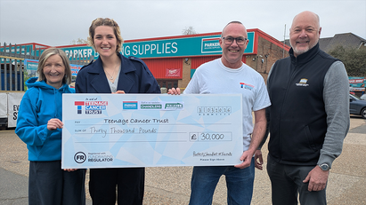 Three south east merchants raise £30,000 for Teenage Cancer Trust
