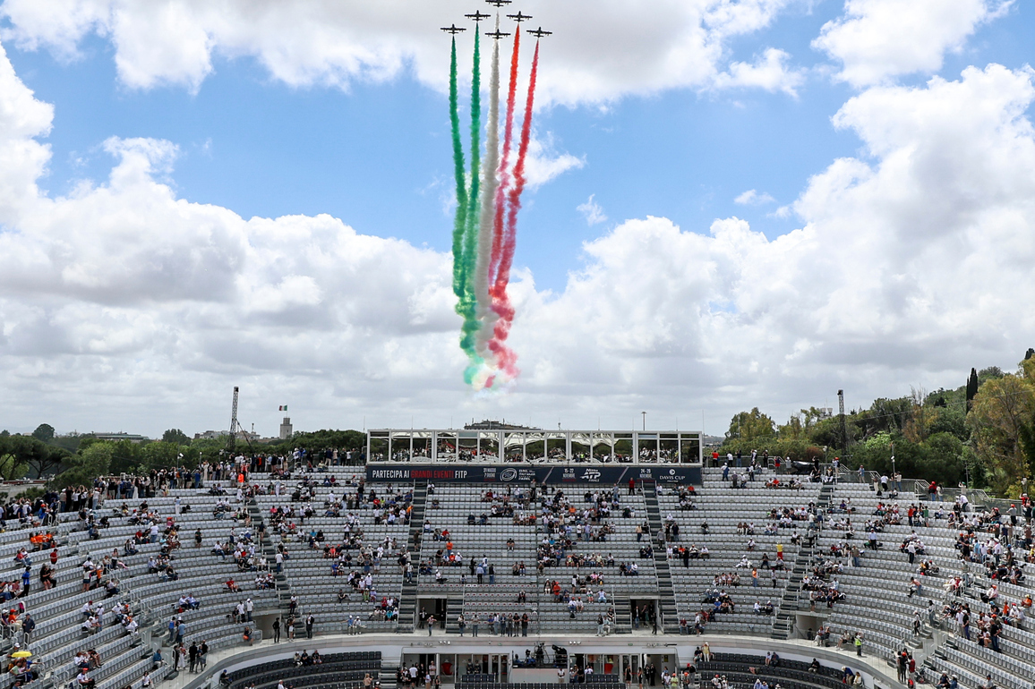 (SP)ITALY-ROME-TENNIS-ITALIAN OPEN-FRECCE TRICOLORI