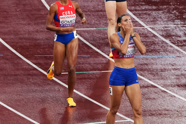 (SP)JAPAN-TOKYO-ATHLETICS-WORLD ATHLETICS CHAMPIONSHIPS-WOMEN'S 400M-FINAL