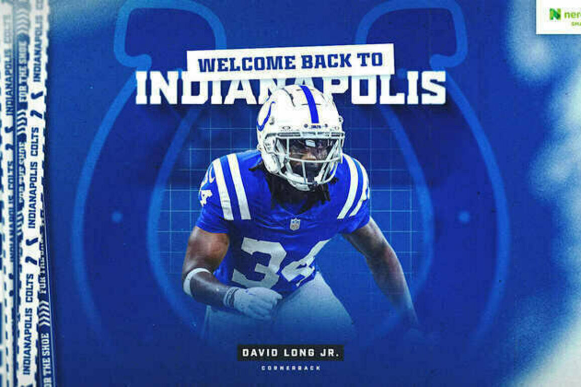 Colts re-sign CB David Long Jr.
