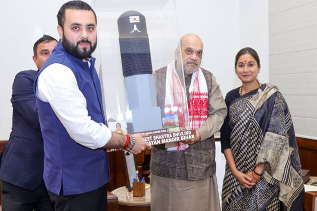 LJP(R) LS MP Shambhavi Choudhary meets Amit Shah to discuss progress of Virat Ramayana Temple in Bihar