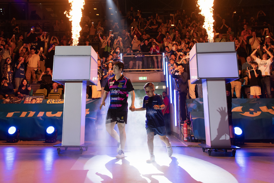 (SP)GERMANY-FRANKFURT-TABLE TENNIS-BUNDESLIGA-FINAL-SAARBRUCKEN VS DUSSELDORF