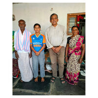 Ranga Rao Memorial School for Differently Abled Alumna Deepika T C gets a Grand Welcome in her Hometown