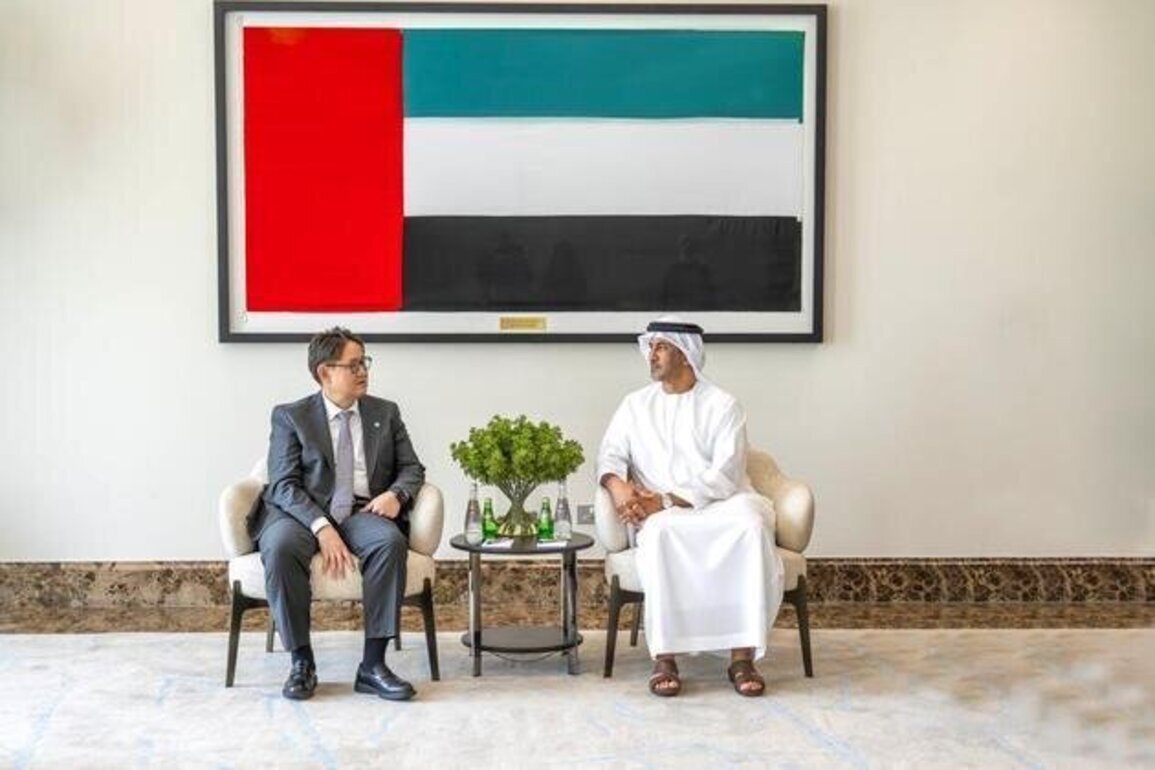 Saeed Al Hajeri receives First Deputy Minister of Cabinet Affairs of Mongolia