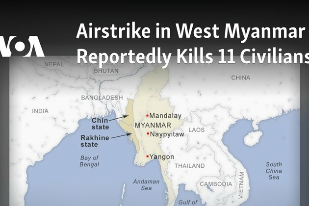 Airstrike in West Myanmar Reportedly Kills 11 Civilians