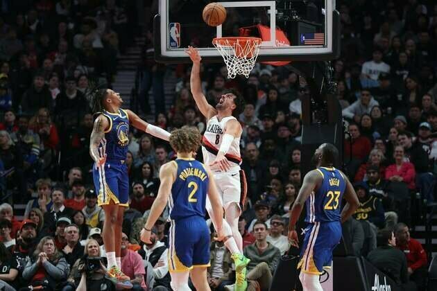 Blazers blast Warriors in first game under Tiago Splitter
