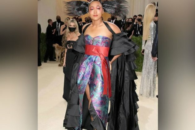Naomi Osaka arrives at Met Gala 2021