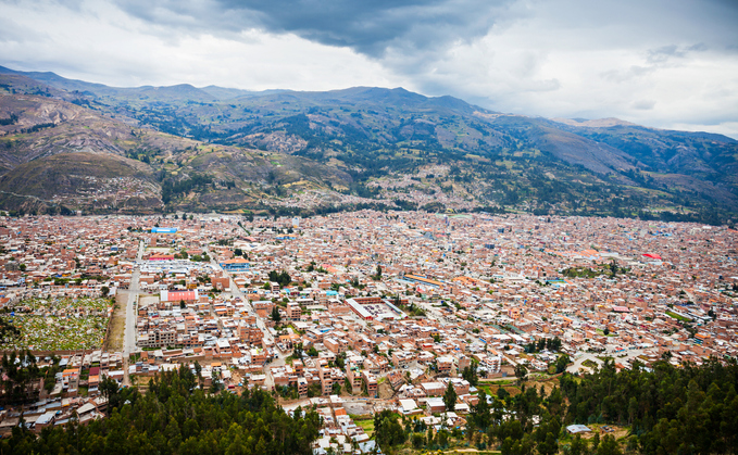 Huaraz is one of many cities in the Andes at risk of flooding as temperatures rise and glaciers melt – Credit: iStock Huaraz is one of many cities in the Andes at risk of flooding as temperatures rise and glaciers melt – Credit: iStock