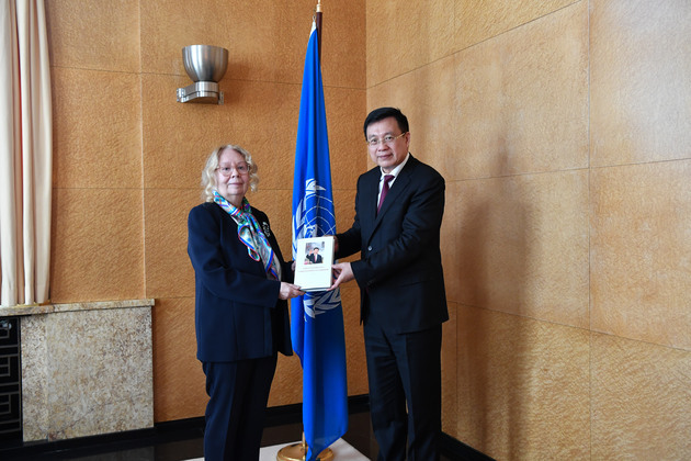 SWITZERLAND-GENEVA-XINHUA-FU HUA-UN OFFICIAL-MEETINGS