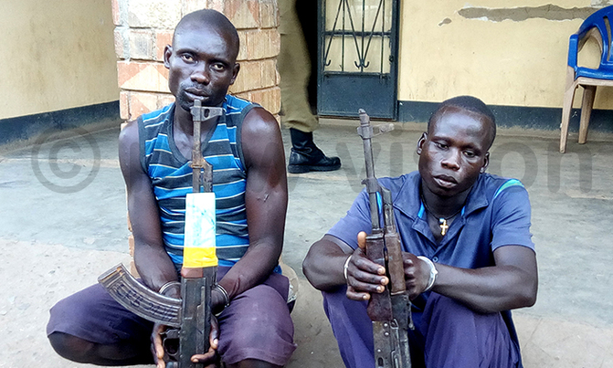 Two arrested as Police recovers guns, ammunition in Arua Two arrested as Police recovers guns, ammunition in Arua