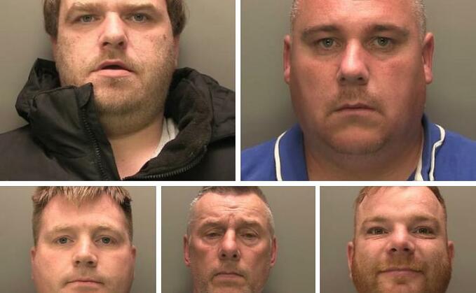 The gang have been jailed for a combined total of 12 years and four months after causing their victims to lose more than £910,000 worth of equipment (Lincolnshire Police)