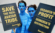 In 2010 members of the NGO Survival dressed up as characters from the film Avatar
