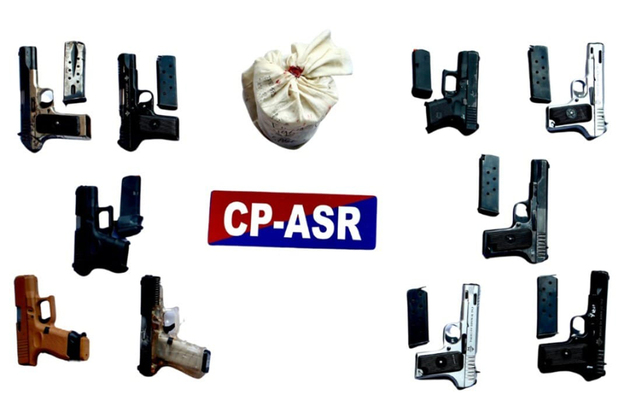 Punjab Police busts cross-border organised arms module, three held with 10 pistols, 500gm opium