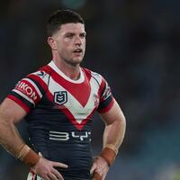 NRL 2025- Sydney Roosters, Cronulla Sharks, Chad Townsend, Sandon Smith, run home