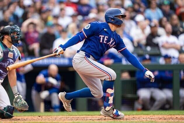 Brandon Nimmo, Rangers take aim at Athletics