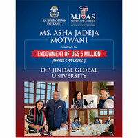 JGU Establishes Motwani Jadeja Institute for American Studies (MJIAS) with Historic US$5 Million Endowment