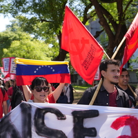 (SpotNews) ARGENTINA-BUENOS AIRES-U.S. EMBASSY-VENEZUELA-PROTEST
