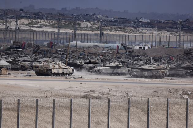 ISRAEL-GAZA-BORDER-TROOPS-CEASEFIRE-PREPARATION
