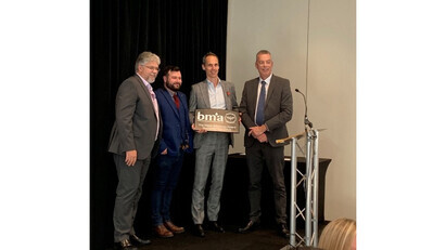 Cistermiser's rEVOlutionary flushing control, EasyflushEVO, wins big at BMA Sustainability Awards