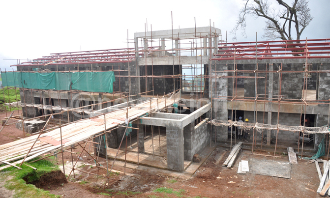 Work on national high altitude training center on course Work on national high altitude training center on course