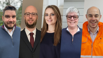 Five join Brett Landscaping's sales team