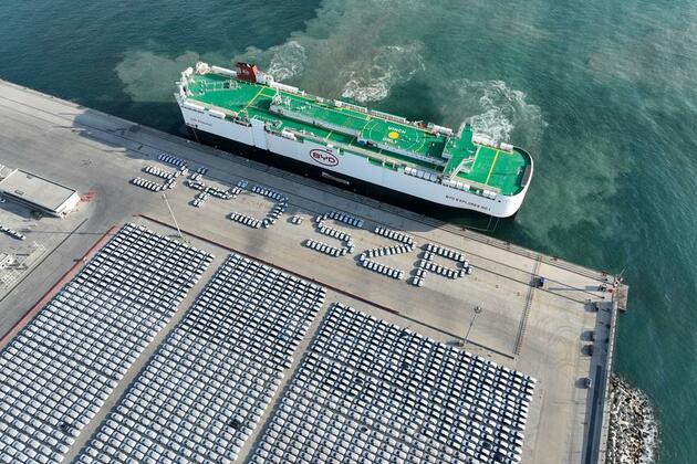 BYD expands EV export capacity with fifth car carrier delivery