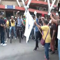 Delhi: Indian Railways flags off 'Fit India Sundays on Cycle' from Jawaharlal Nehru Stadium