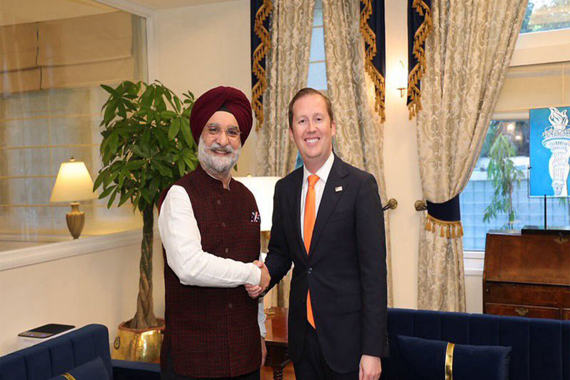US reinforces strong ties with India as Delhi LG Taranjit Singh Sandhu meets Ambassador Sergio Gor
