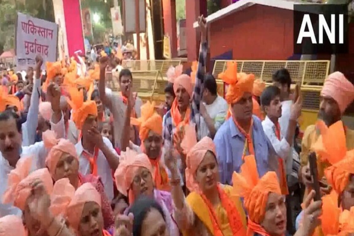 Vishwa Hindu Parishad organises protest rally in New Delhi against Pahalgam terror attack