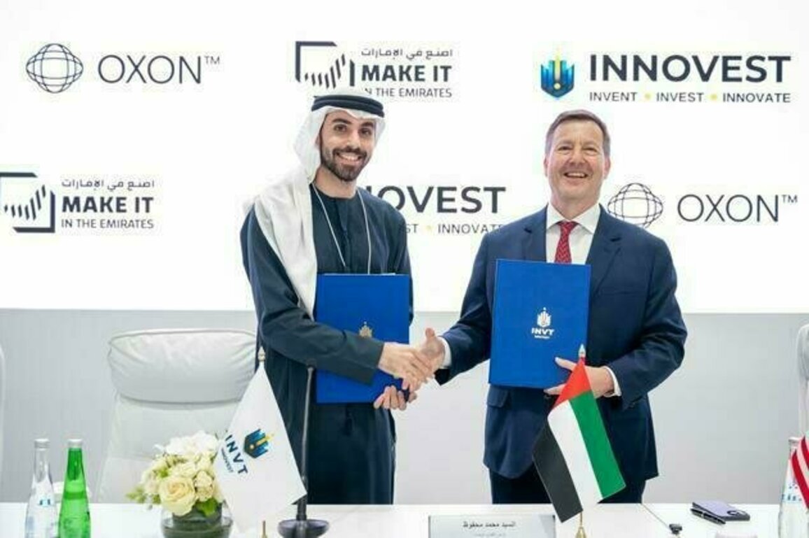 Innovest Holding, OXON Technologies forge strategic partnership to power UAE's clean energy future