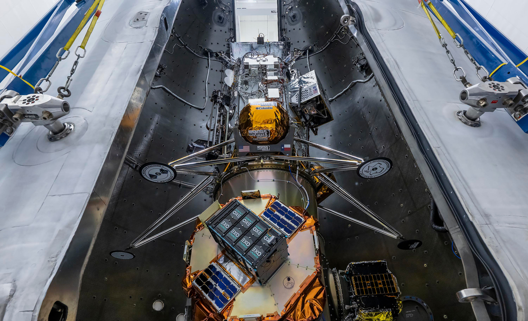 Odin aboard the SpaceX Falcon9