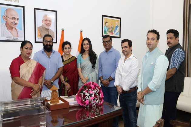 CM Rekha Gupta meets with 'Kantara: Chapter 1' actors Rishab Shetty, Rukmini Vasanth