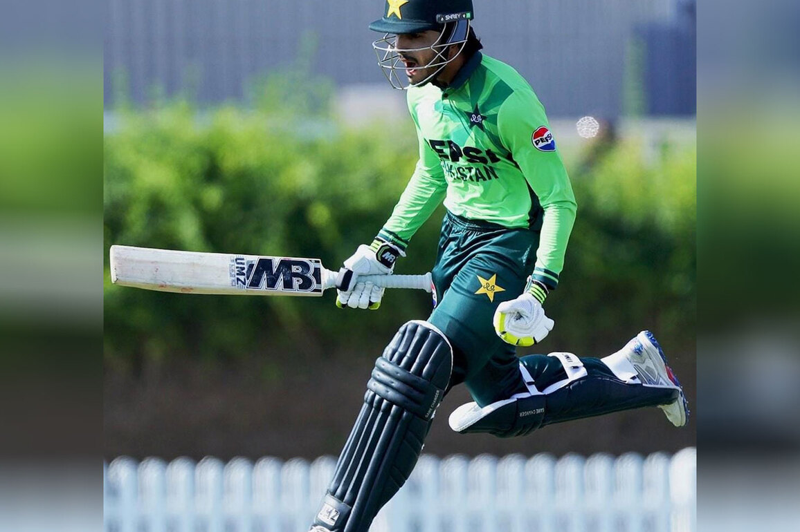 Sameer Minhas register Pakistan's highest Youth ODI score, takes team to 347/8 against India in U19 Asia Cup final