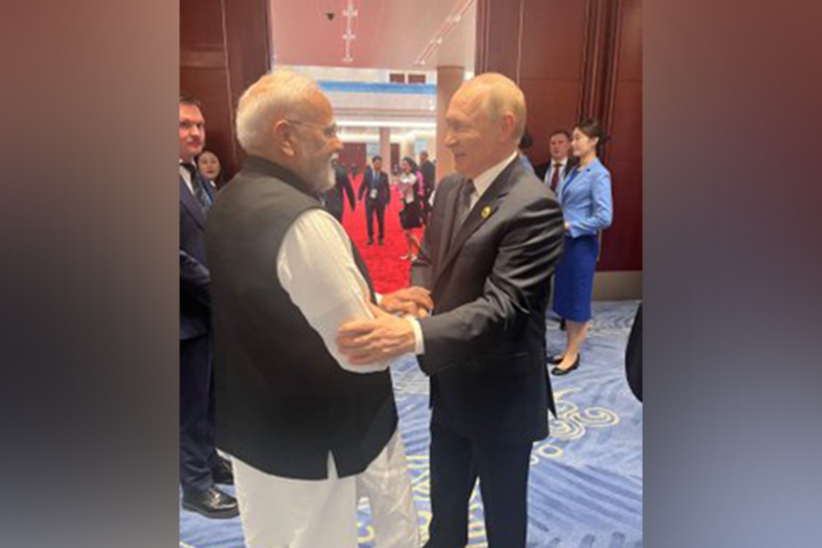 "Exchanging perspectives," PM Modi posts photographs of himself with Putin, Xi