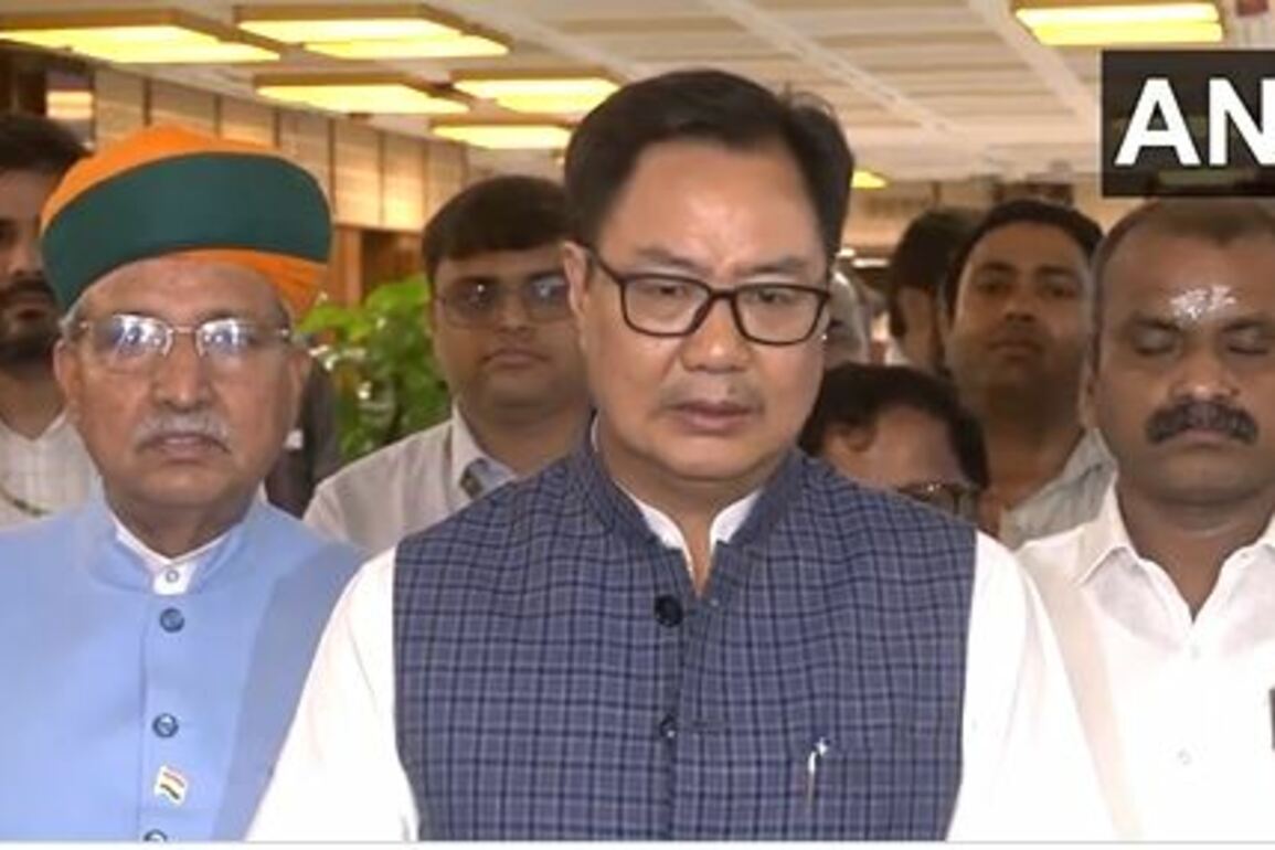 Kiren Rijiju says Govt will discuss Op Sindoor,other key issues; urges ruling, Oppn parties to coordinate for smooth Parliament Session