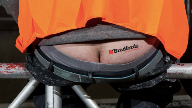 Bradfords reveals cracking new cheeky campaign