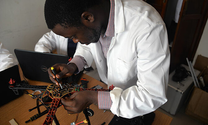 African startup launches drones for global market African startup launches drones for global market