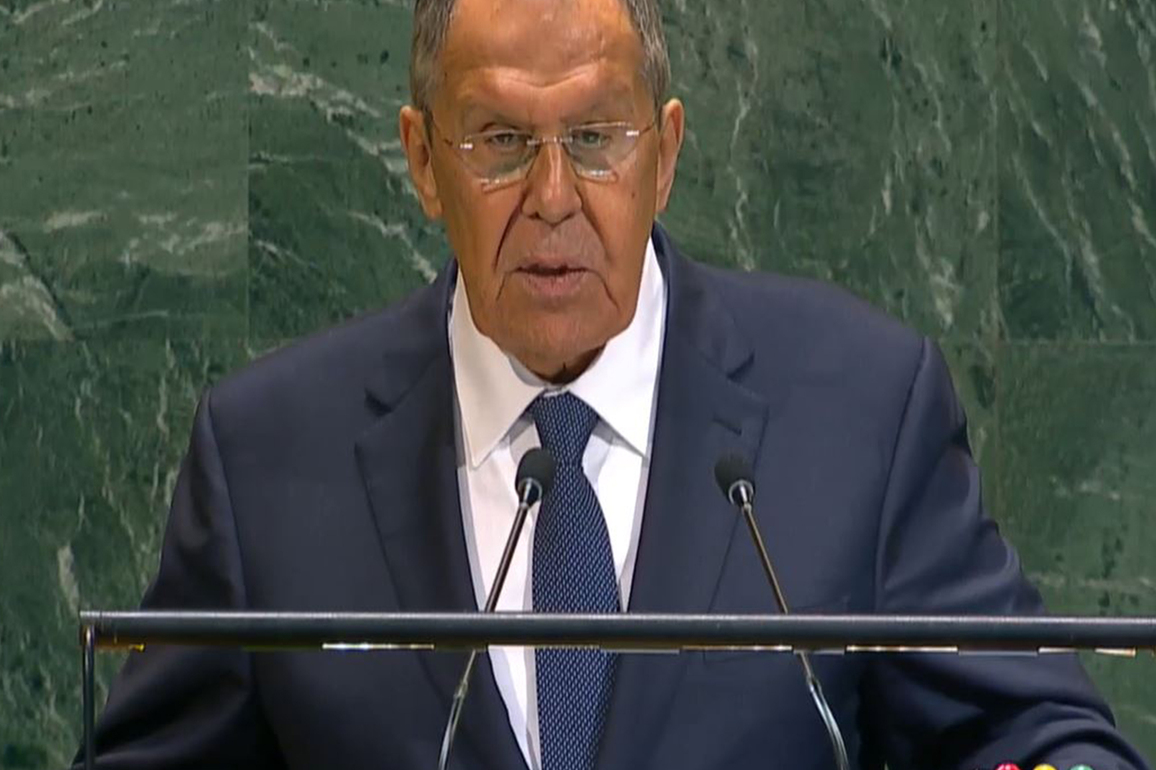 Moscow "open to negotiations" to end Ukraine war: Lavrov tells UNGA
